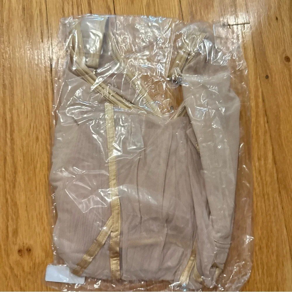 Cosabella Sardegna Curvy Bodysuit Teddy Camel Gold Lingerie medium M new